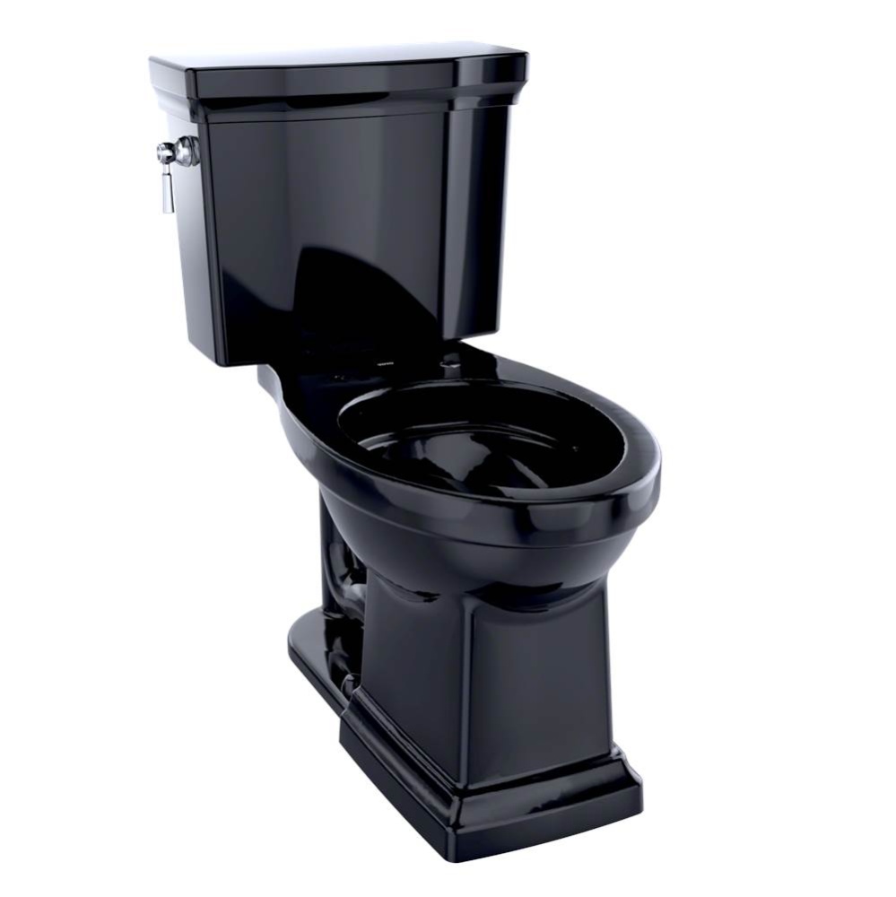 Promenade® II 1G® Two-Piece Elongated 1.0 GPF Universal Height Toilet, Ebony