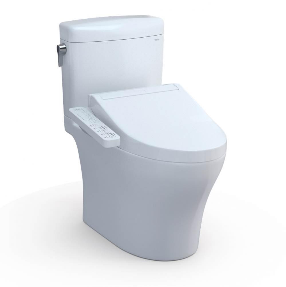 Toto® Washlet®+ Aquia Iv® Cube Two-Piece Elongated Dual Flush 1.28 And 0.9 Gpf Toil