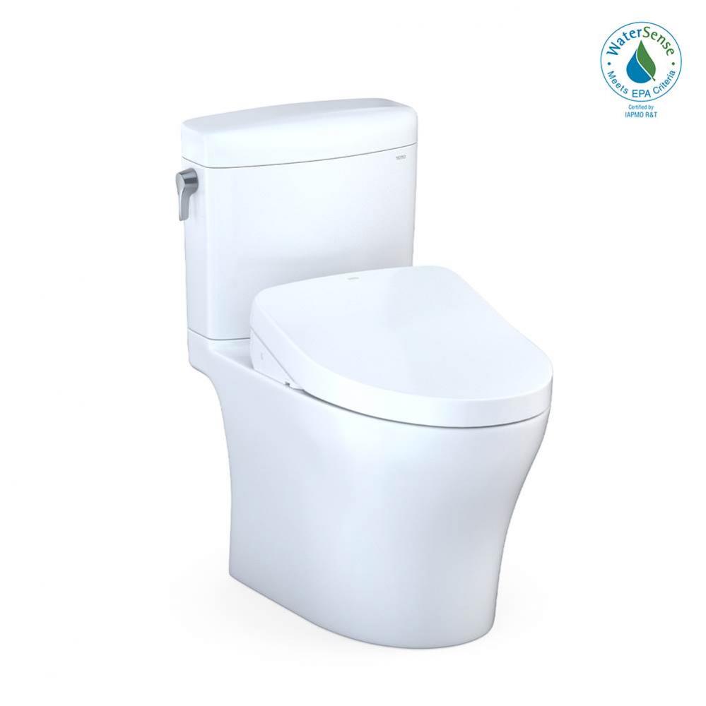WASHLET®+ Aquia IV® Cube Two-Piece Elongated Dual Flush 1.28 and 0.8 GPF Toilet with Aut