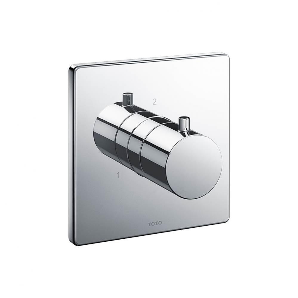 Toto® Square Two-Way Diverter Shower Trim, Polished Chrome