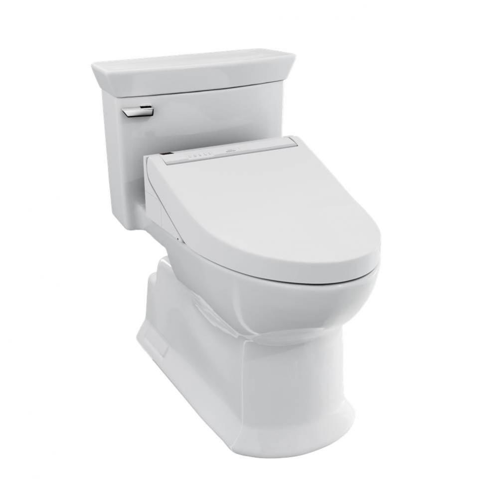 TOTO® WASHLET®+ Soiree® Elongated 1.28 GPF Universal Height Toilet with C5 Bidet Se