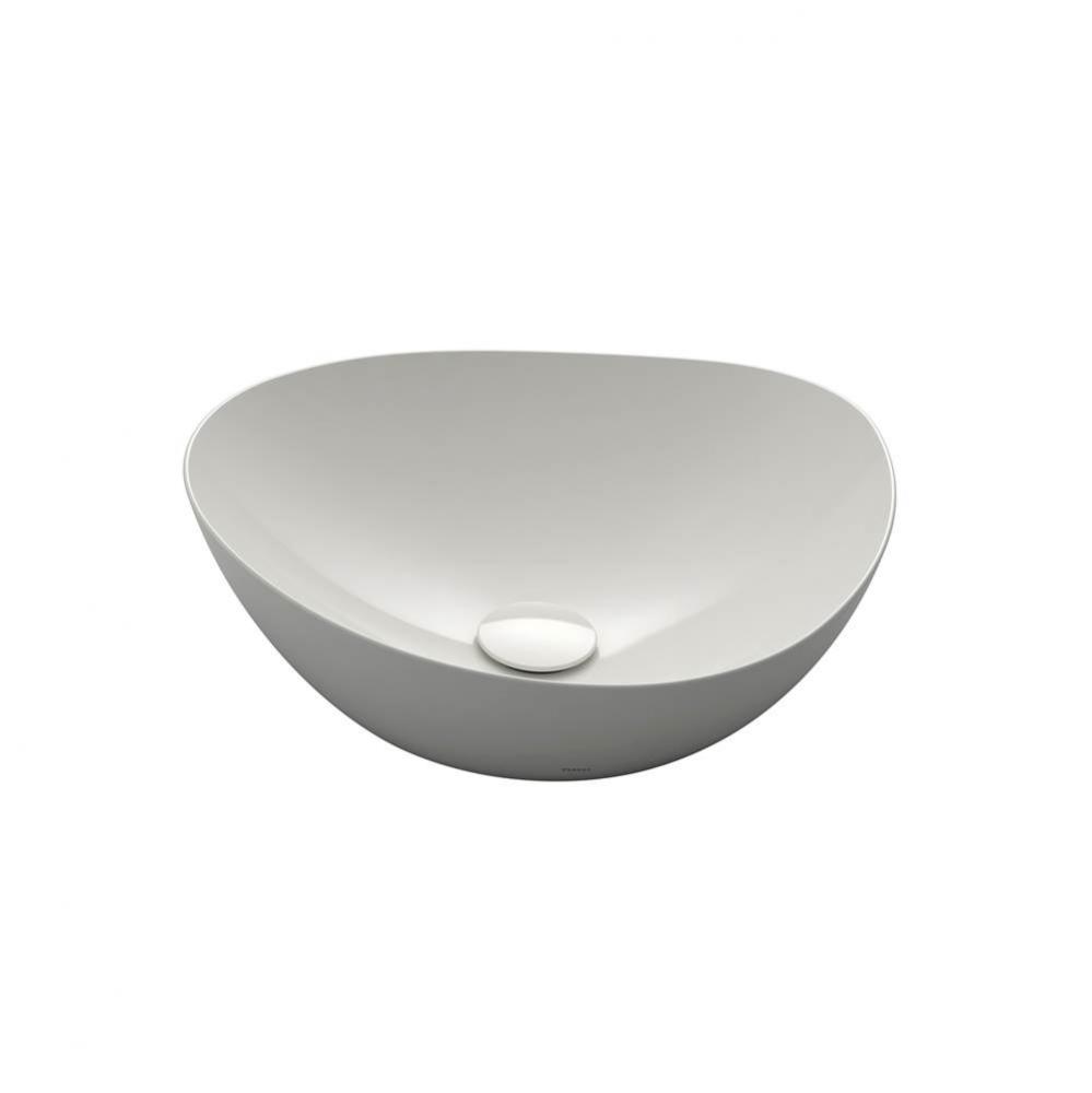 Toto®  Kiwami® Asymmetrical Vessel Bathroom Sink With Cefitontect, Cotton White