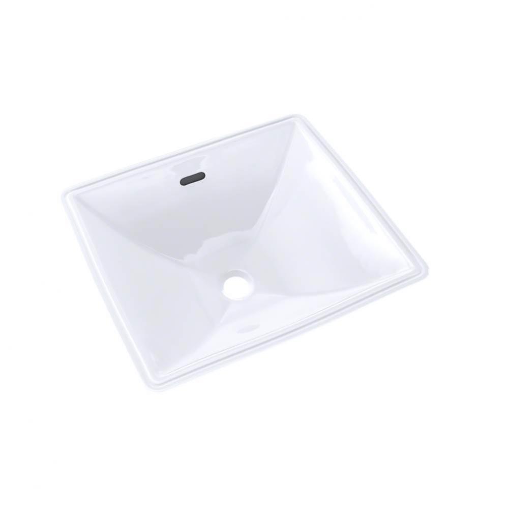 Toto® Legato® Rectangular Undermount Bathroom Sink With Cefiontect, Cotton White
