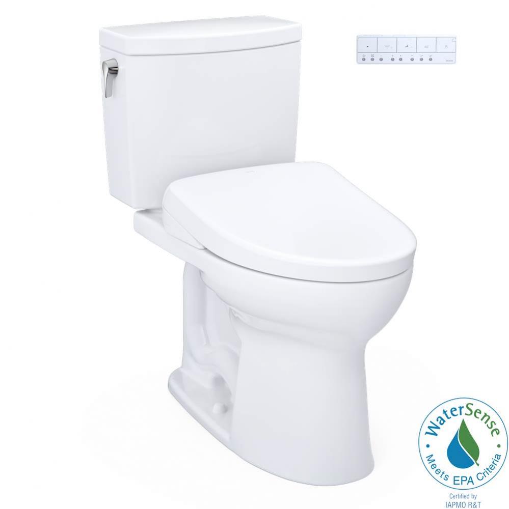 TOTO WASHLET plus Drake II 1G Two-Piece Elongated 1.0 GPF Toilet and WASHLET plus S7A Contemporary