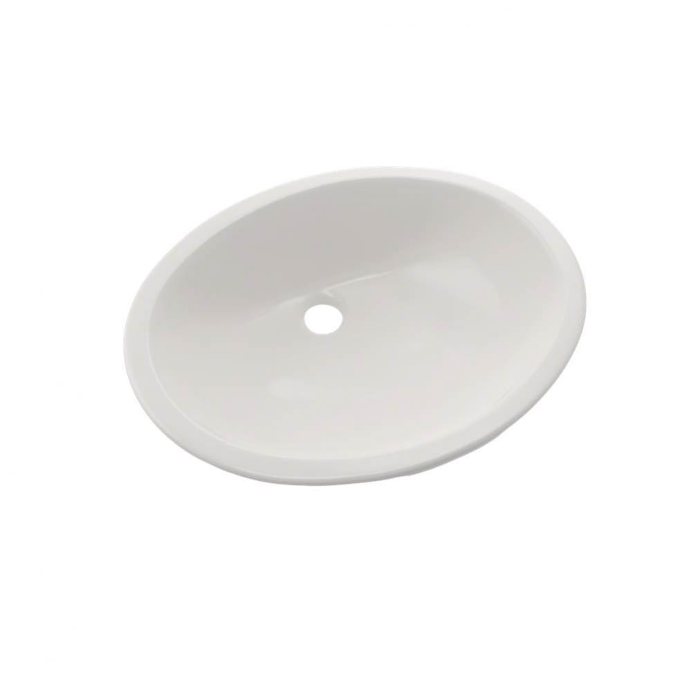 Toto® Rendezvous® Oval Undermount Bathroom Sink With Cefiontect, Colonial White