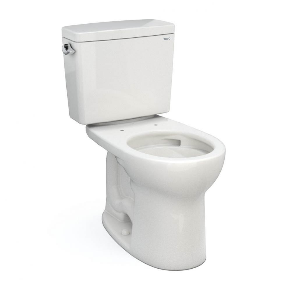 Toto® Drake® Two-Piece Round 1.6 Gpf Universal Height Tornado Flush® Toilet With Ce