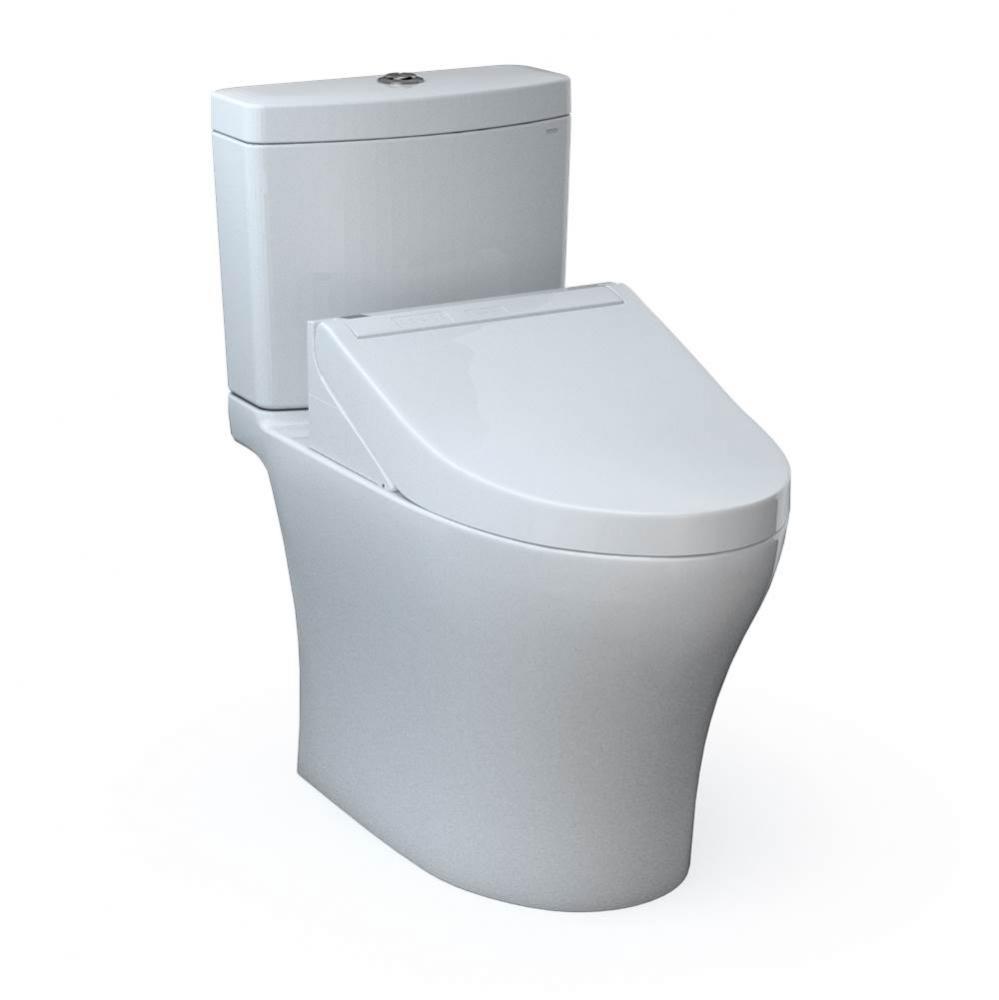 Toto® Washlet®+ Aquia® Iv Two-Piece Elongated Universal Height Dual Flush 1.28 And