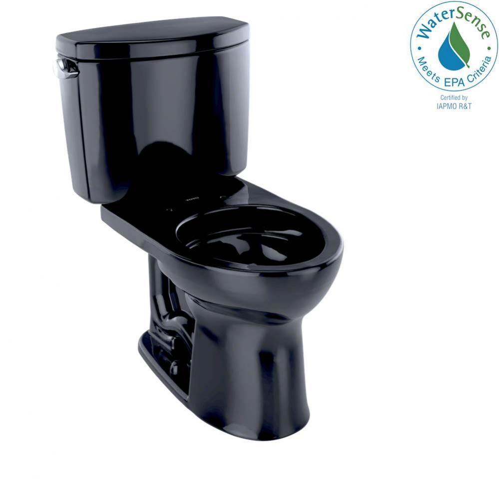 Toto® Drake® II Two-Piece Round 1.28 Gpf Universal Height Toilet, Ebony