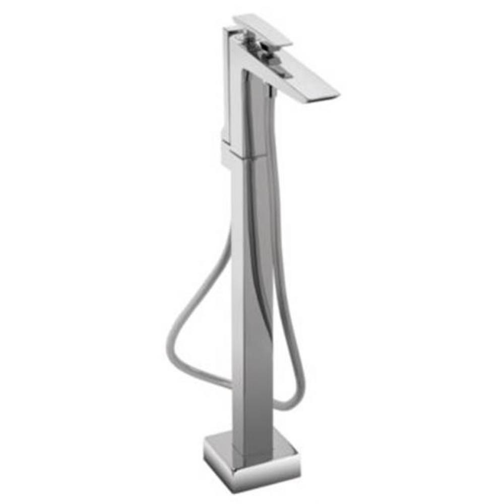 Single-Handle Freestanding Tub Filler Polished Nickel