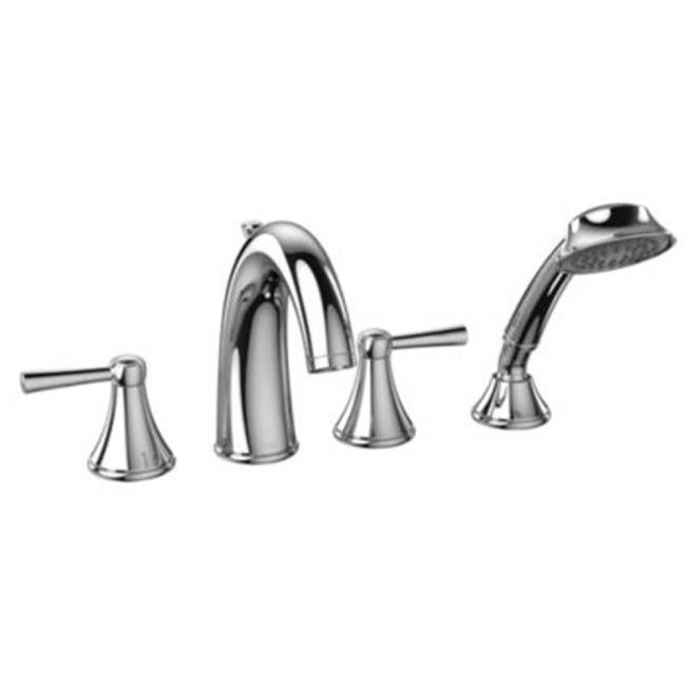 4 Hole Silas Roman Tub - Lever Handle
