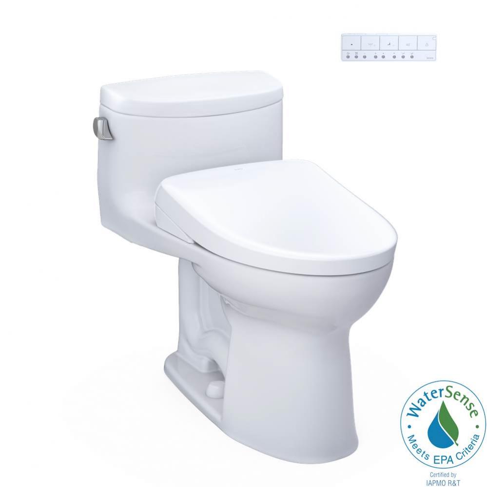 TOTO WASHLET plus Supreme II One-Piece Elongated 1.28 GPF Toilet and WASHLET plus S7A Contemporary