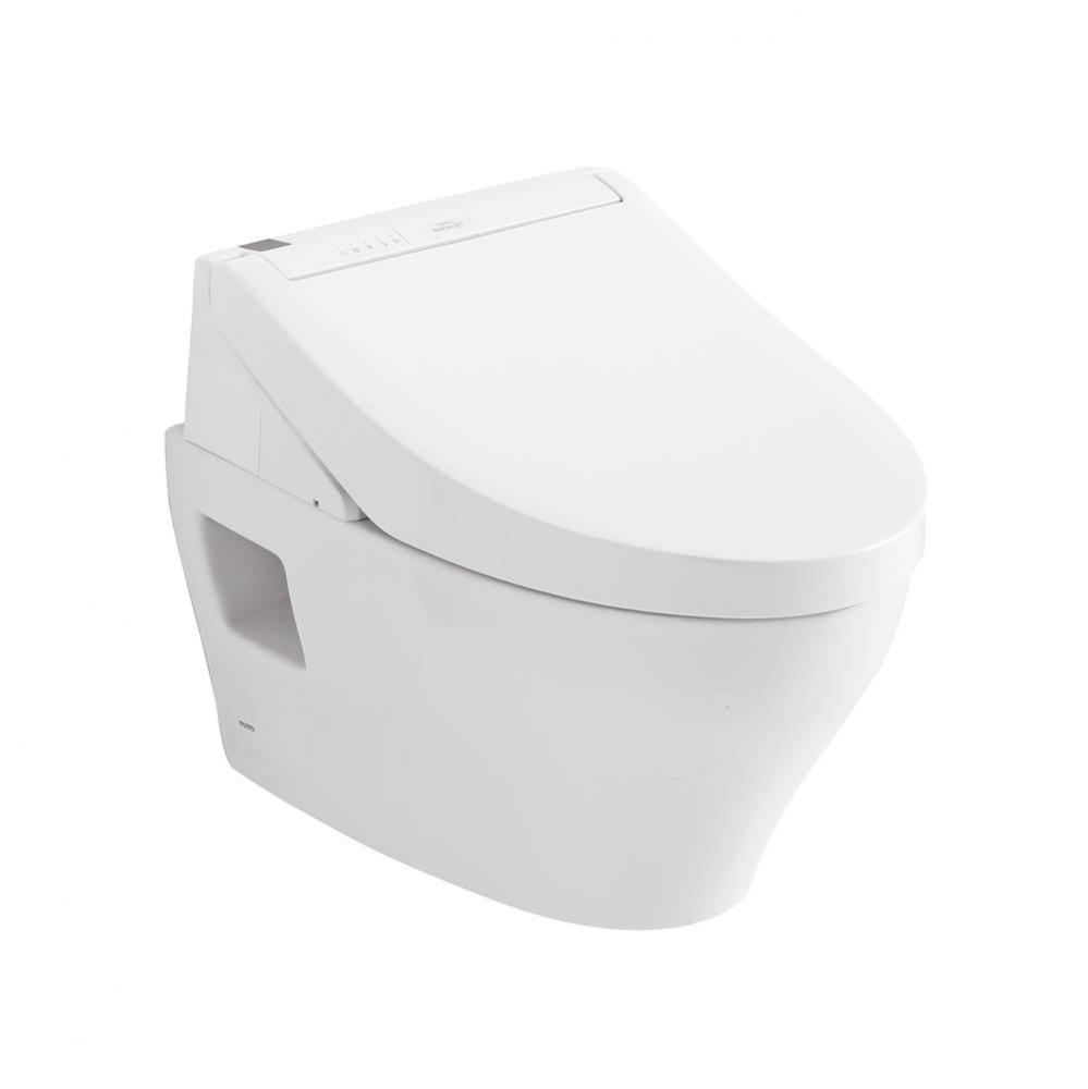 Toto® Washlet®+ Ep Wall-Hung Elongated Toilet And Washlet C5 Bidet Seat And Duofit®