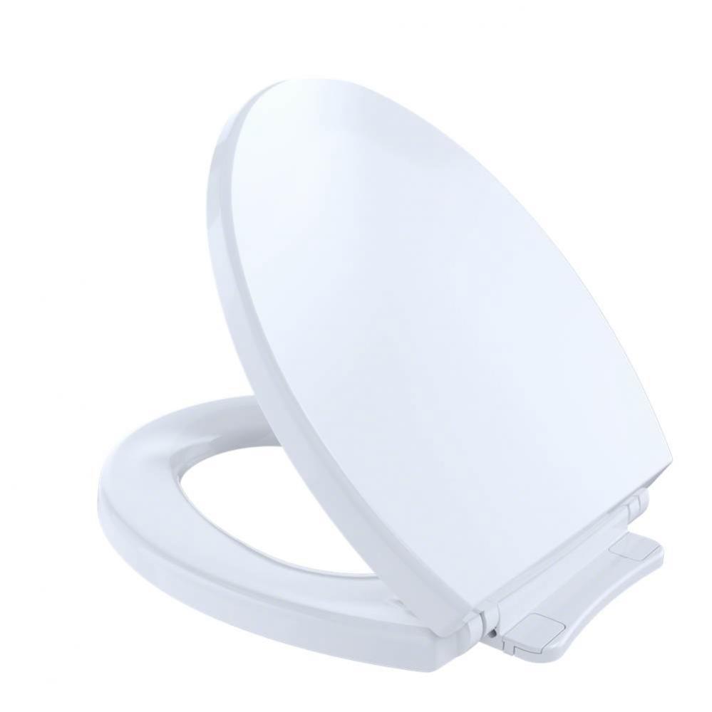 Toto® Softclose®Non Slamming, Slow Close Round Toilet Seat And Lid,Cotton White