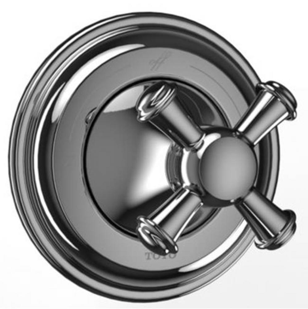 Trim Vivian Divert 2Way W/Off With Shut-Off Cross Handle