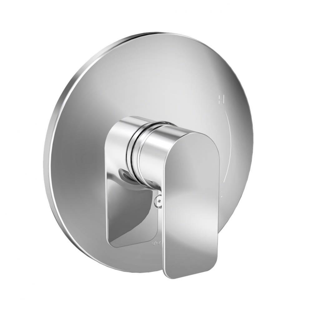 Toto® Oberon® Round 7 Inch Pressure Balance Valve Shower Trim, Polished Chrome