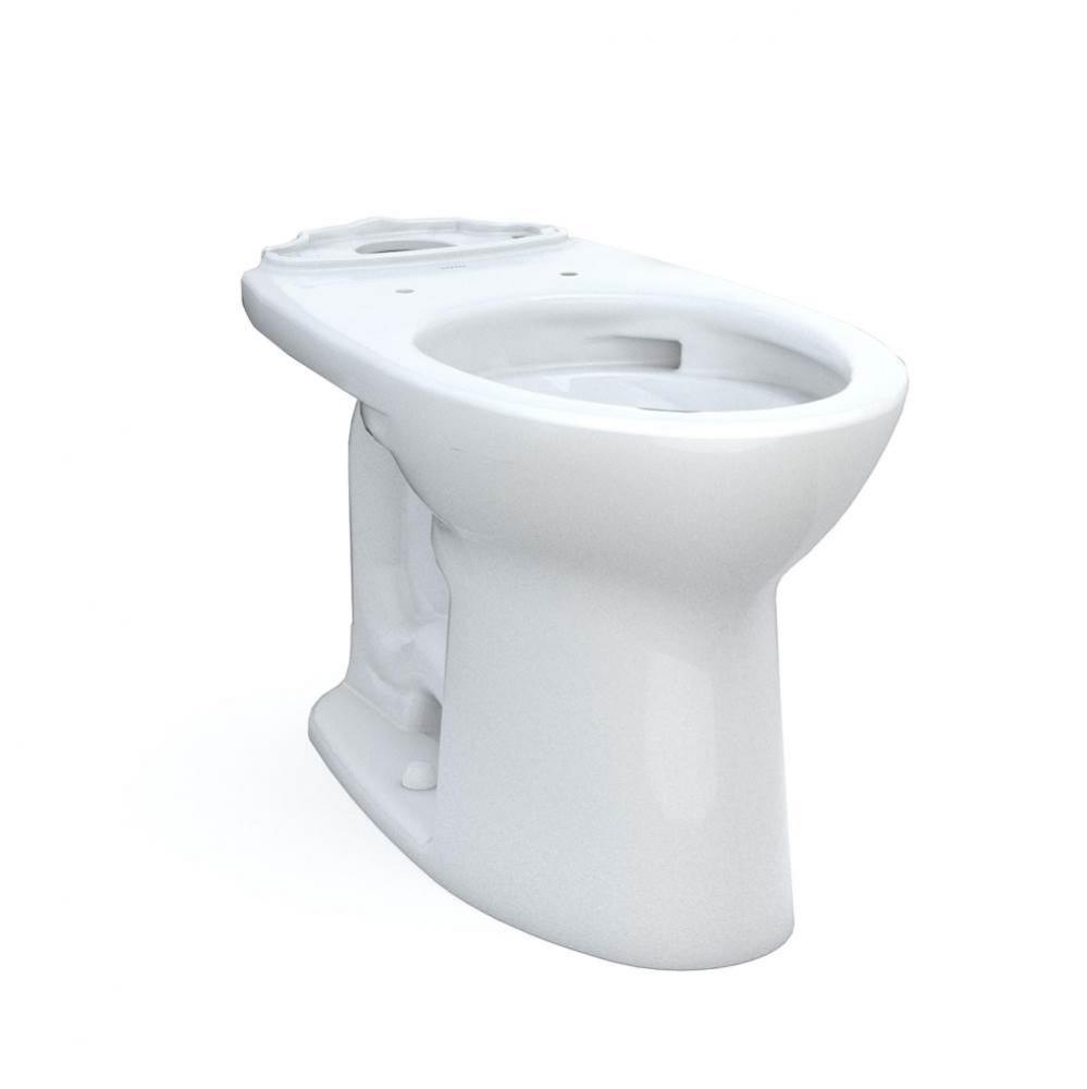 Toto® Drake® Elongated Tornado Flush® Toilet Bowl With Cefiontect®, Cotton Whi