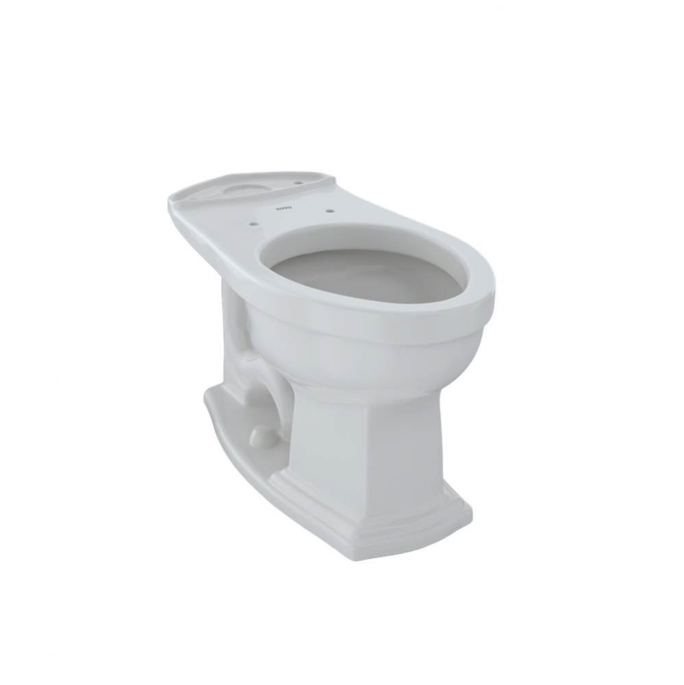 Eco Clayton® and Clayton® Universal Height Elongated Toilet Bowl, Colonial White