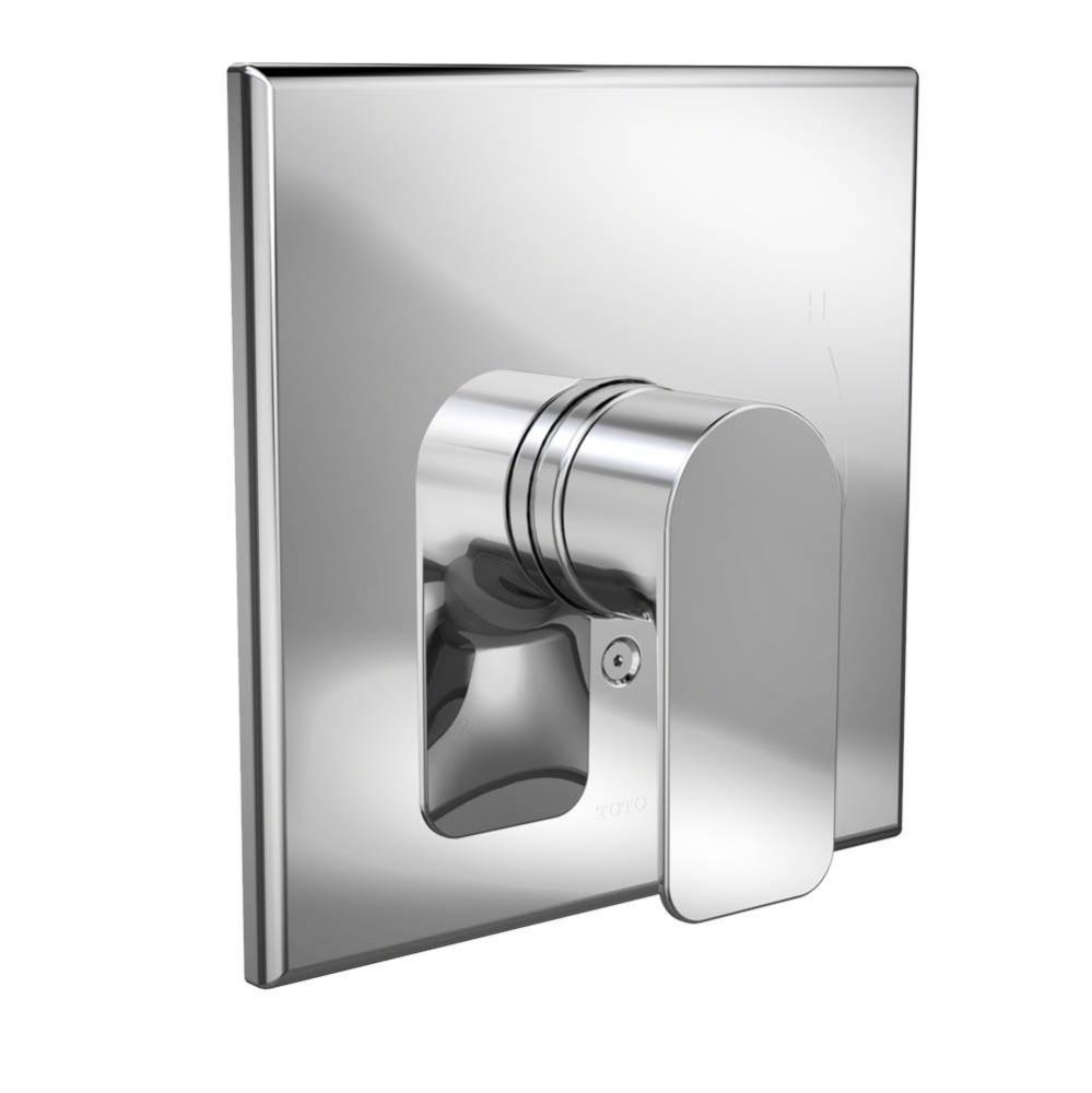 Toto® Oberon® Square 7 Inch Pressure Balance Valve Shower Trim, Polished Chrome