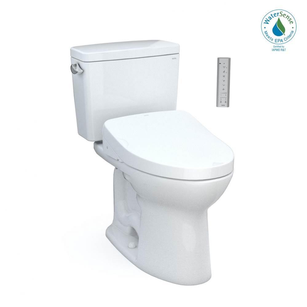 Toto® Drake® Washlet®+ Two-Piece Elongated 1.28 Gpf Tornado Flush® Toilet With