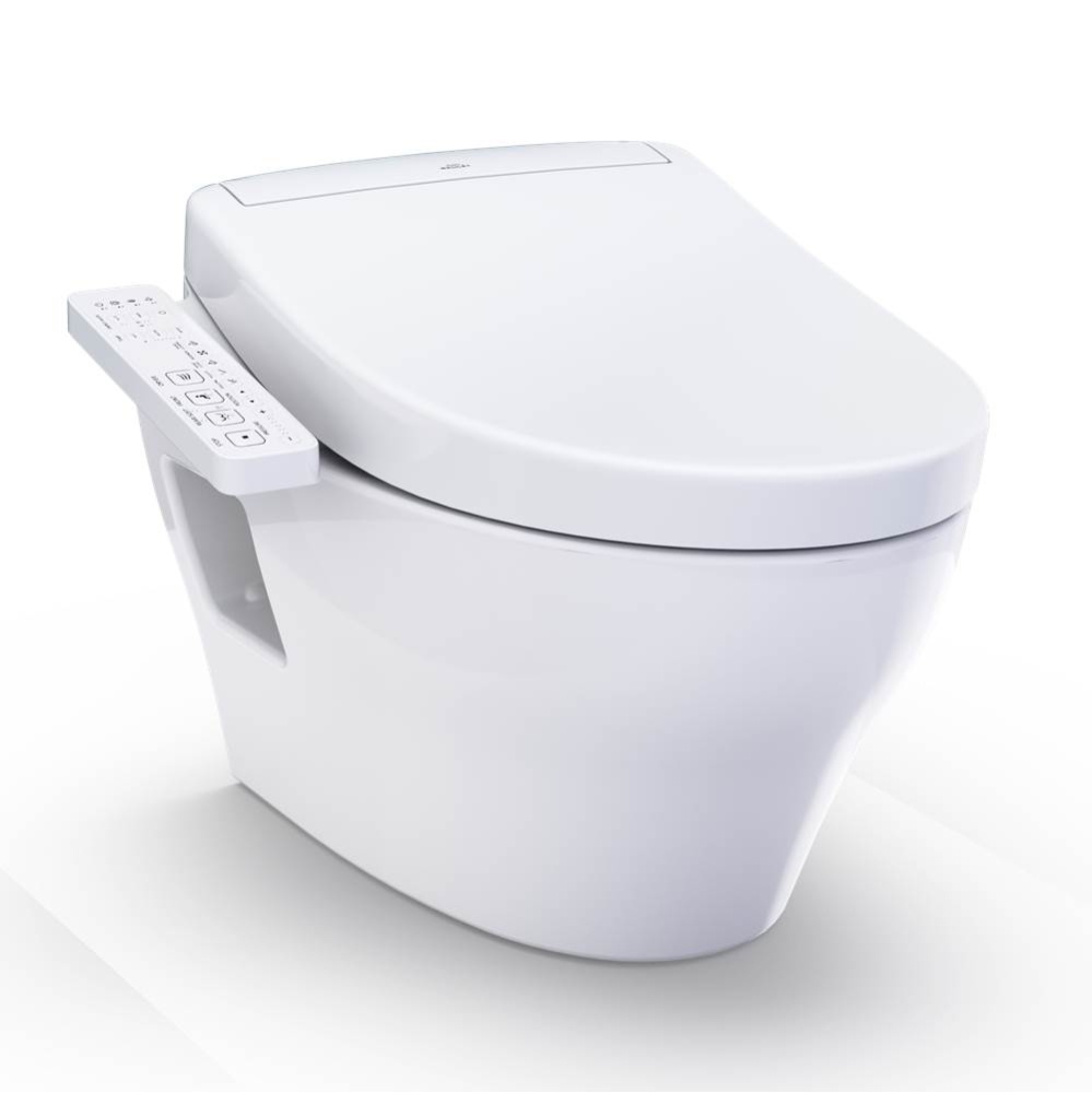 WASHLET®+ EP Wall-Hung Elongated Toilet and WASHLET S2 Bidet Seat and DuoFit® In-Wall 0.