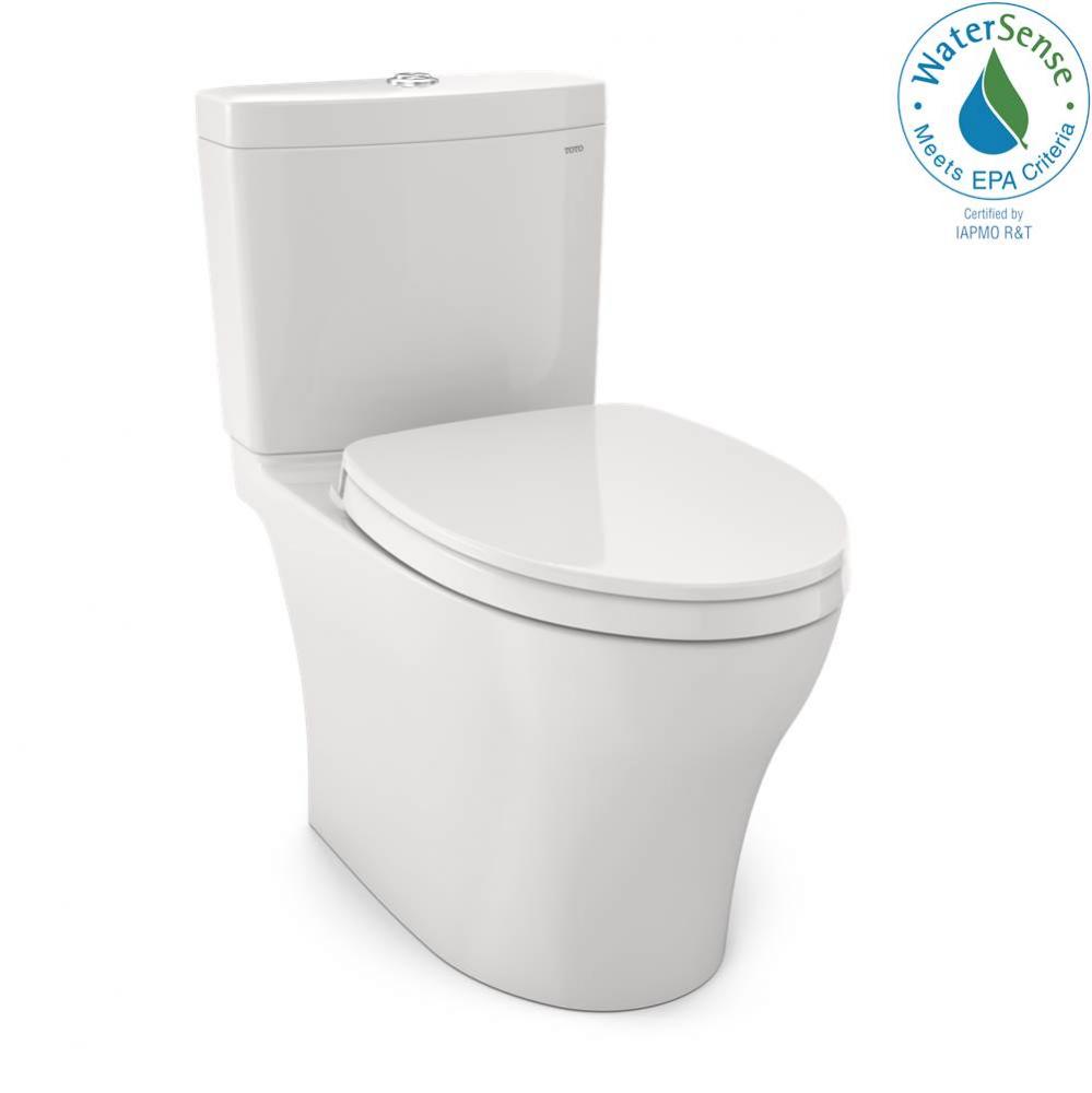 TOTO Aquia IV 1G WASHLET+ Two-Piece Elongated Dual Flush 1.0 and 0.8 GPF Toilet with CEFIONTECT, C