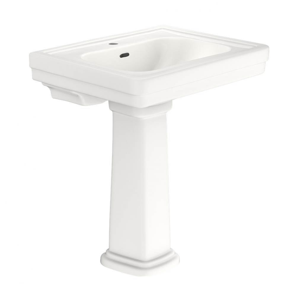 Promenade® 27-1/2'' x 22-1/4'' Rectangular Pedestal Bathroom Sink for Sin