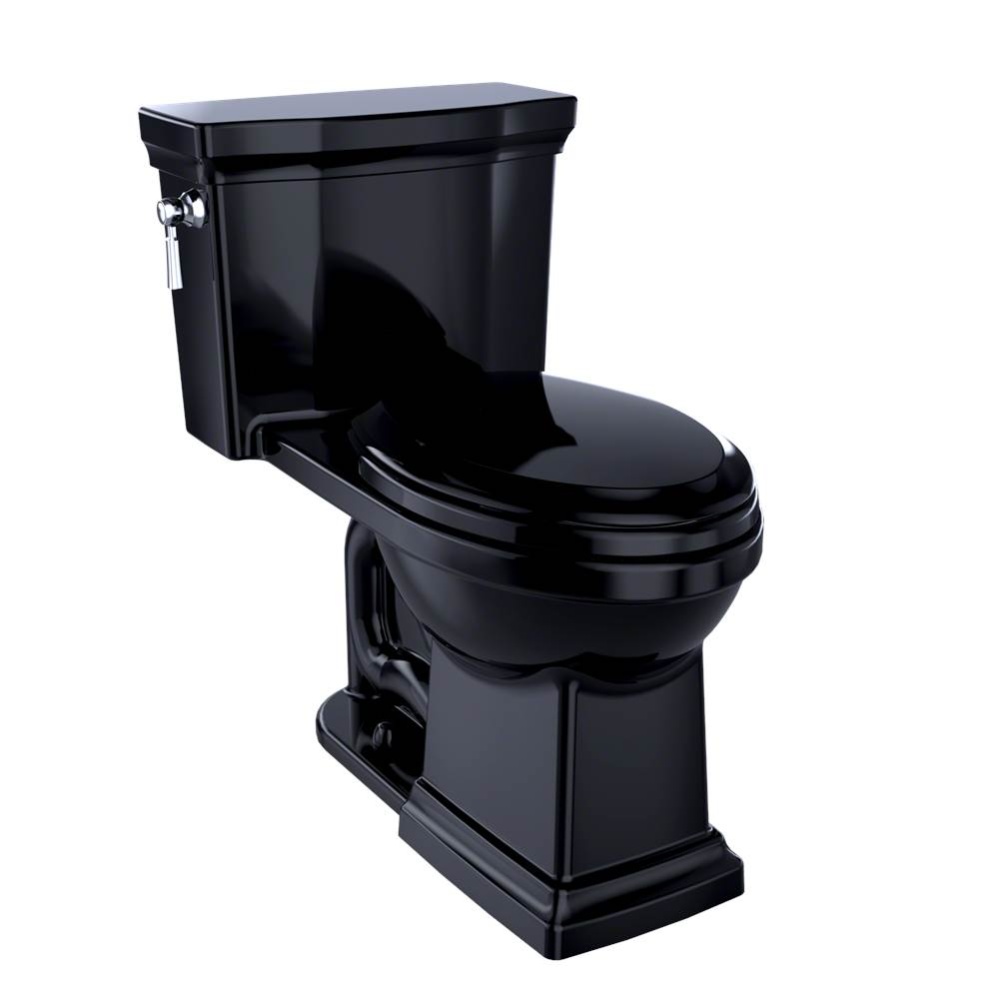 Promenade® II One-Piece Elongated 1.28 GPF Universal Height Toilet, Ebony