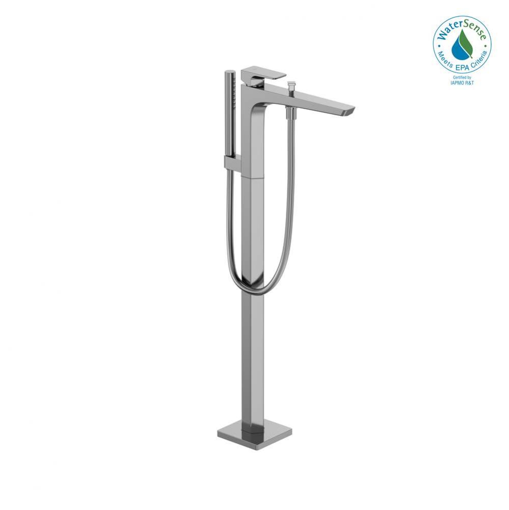 Toto® Ge Single-Handle Free Standing Tub Filler With Handshower, Polished Chrome