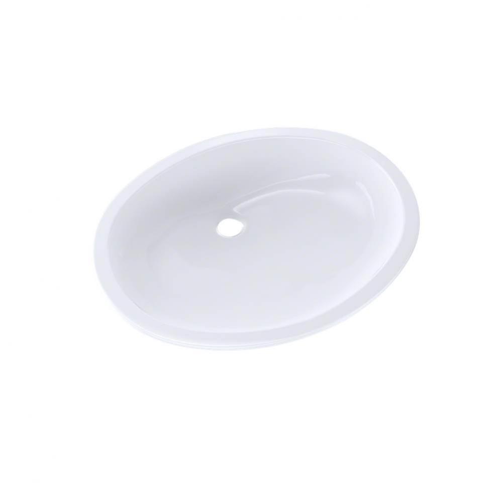 Toto® Dantesca® Oval Undermount Bathroom Sink With Cefiontect, Cotton White