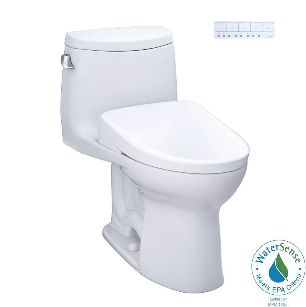 TOTO WASHLET plus UltraMax II One-Piece Elongated 1.28 GPF Toilet and WASHLET plus S7 Contemporary
