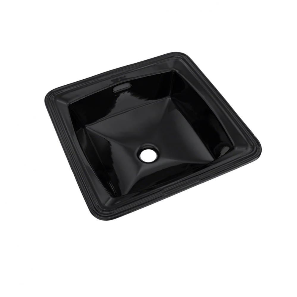 Toto® Connelly™ Square Undermount Bathroom Sink, Ebony