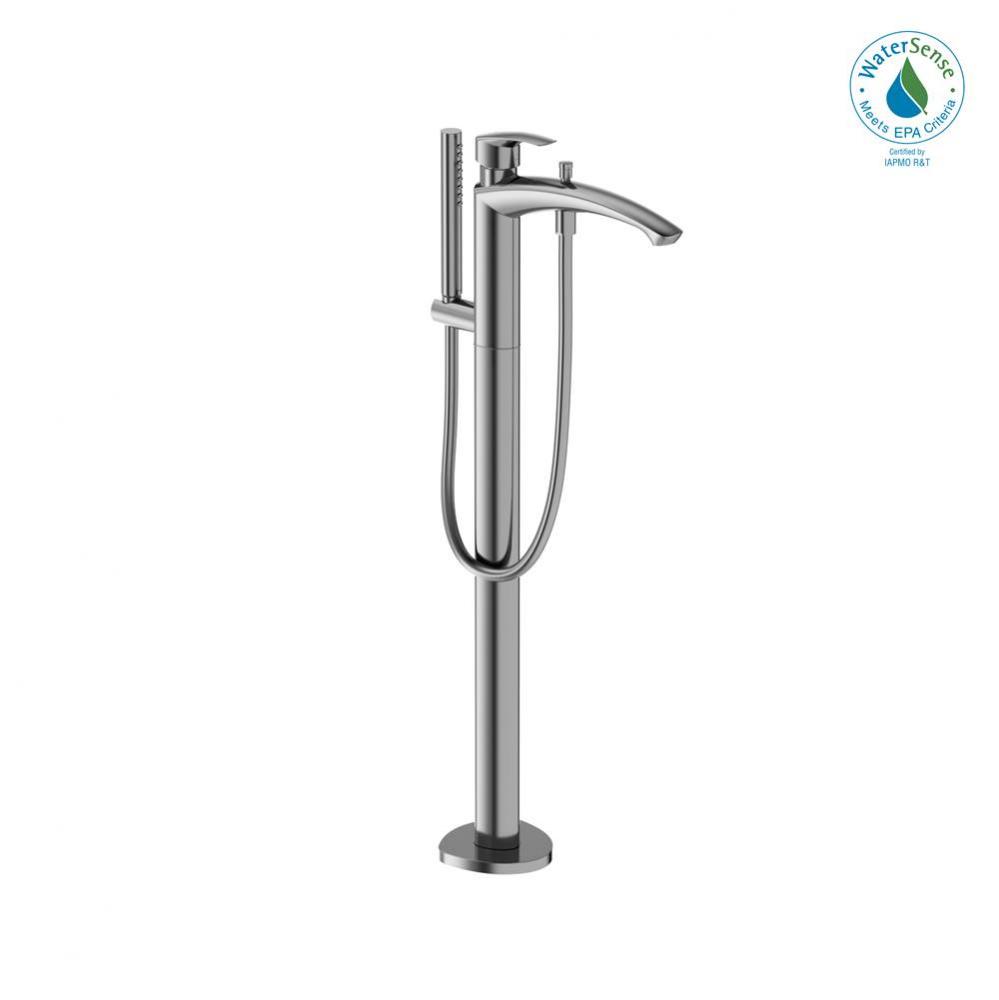 Toto® Gm Single-Handle Free Standing Tub Filler With Handshower, Polished Chrome