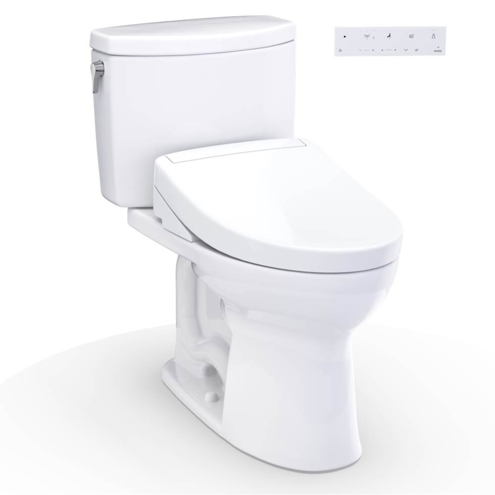 WASHLET+® Drake® II 1G® Two-Piece Elongated 1.0 GPF Toilet and WASHLET+® S5 Bi