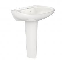 Toto LPT242G#11 - Prominence® Oval Basin Pedestal Bathroom Sink with CeFiONtect™ for Single Hole Faucets, Col