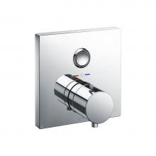 Toto TBV02405U#CP - Toto® Square Thermostatic Mixing Valve With One-Function Shower Trim, Polished Chrome