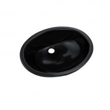 Toto LT579#51 - Toto® Rendezvous® Oval Undermount Bathroom Sink, Ebony