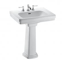 Toto LPT532.8N#01 - Toto® Promenade® 24'' X 19-1/4'' Rectangular Pedestal Bathroom Sink