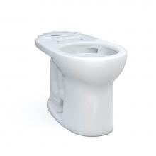 Toto C775CEFG#01 - Toto® Drake® Round Tornado Flush® Toilet Bowl With Cefiontect®, Cotton White