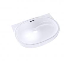 Toto LT546G#01 - Toto® Oval 19-11/16'' X 13-3/4'' Undermount Bathroom Sink With Cefiontect