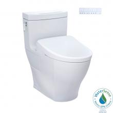 Toto MW6264726CEFG#01 - TOTO WASHLET plus Aimes One-Piece Elongated 1.28 GPF Toilet and Contemporary WASHLET S7 Contempora
