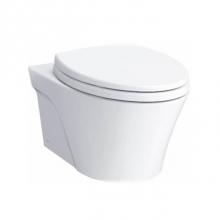 Toto CT426CFGT40#01 - AP WASHLET+ Ready Wall-Hung Elongated Toilet Bowl with Skirted Design and CEFIONTECT, Cotton White