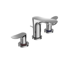 Toto TLG01201U#CP - GO Series 1.2 GPM Two Handle Widespread Bathroom Sink Faucet with Drain Assembly, Polished Chrome