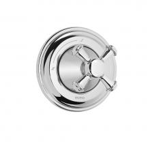 Toto TS220DW#CP - Toto® Vivian™ Cross Handle Two-Way Diverter Trim, Polished Chrome