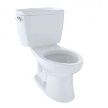 Toto CST744SD#01 - Drake® Two-Piece Elongated 1.6 GPF Toilet with Insulated Tank, Cotton White