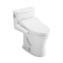 Toto MW8563074CSMG#01 - UltraMax® WASHLET®+ One-Piece Elongated Dual Flush 1.6 and 0.8 GPF Toilet with C2 Bidet
