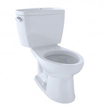 Toto CST744SDB#01 - Drake® Two-Piece Elongated 1.6 GPF Toilet with Insulated Tank and Bolt Down Tank Lid, Cotton