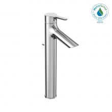 Toto TLS01307U#CP - Toto®  Lb Series 1.2 Gpm Single Handle Bathroom Faucet For Vessel Sink With Drain Assembly, P