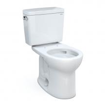 Toto CST775CSFG#01 - Toto® Drake® Two-Piece Round 1.6 Gpf Universal Height Tornado Flush® Toilet With Ce