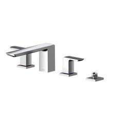 Toto TBG02202U#CP - Toto® Gr Two-Handle Deck-Mount Roman Tub Filler Trim With Handshower, Polished Chrome