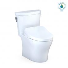 Toto MW4483046CUMFG#01 - WASHLET®+ Aquia IV® 1G® Arc Two-Piece Elongated Dual Flush 1.0 and 0.8 GPF Toilet w